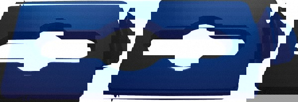 Trash Can & Recycling Container Lid: Rectangle, For 23 gal Recycle Container